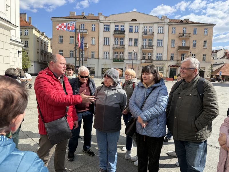 Na rynku w Kaliszu.