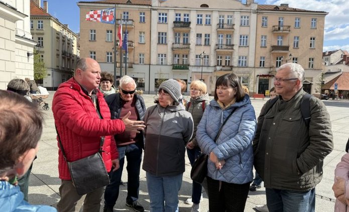 Na rynku w Kaliszu.