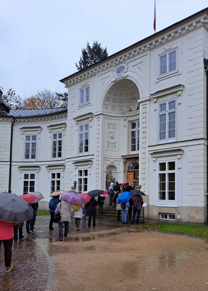 W Pałacu Myślewickim zobaczyliśmy tylko parter.